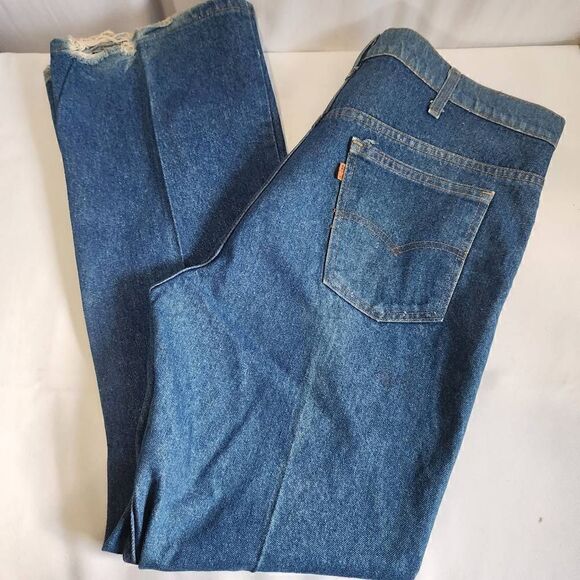 Levi's Orange Tab 70's Vintage Work Jeans Approximate Size 40 - Picture 4 of 12